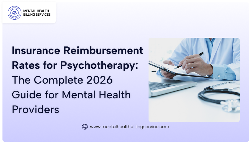 Insurance reimbursement rates for psychotherapy in 2026 and key factors affecting mental health provider payments