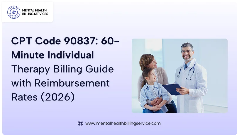 CPT Code 90837: 60-Minute Individual Therapy Billing Guide with Reimbursement Rates (2026)